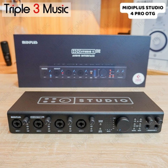 MIDIPLUS STUDIO 4 Soundcard Recording triple3music