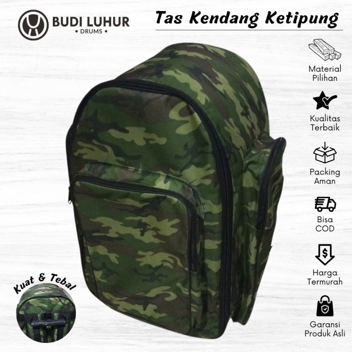 Tas Softcase Kendang Ketipung Dangdut Kempul Busa Tebal Berkualitas