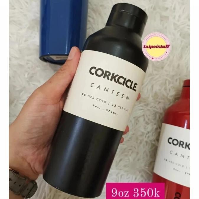 CORKCICLE TUMBLER BLACK 9OZ 2807T