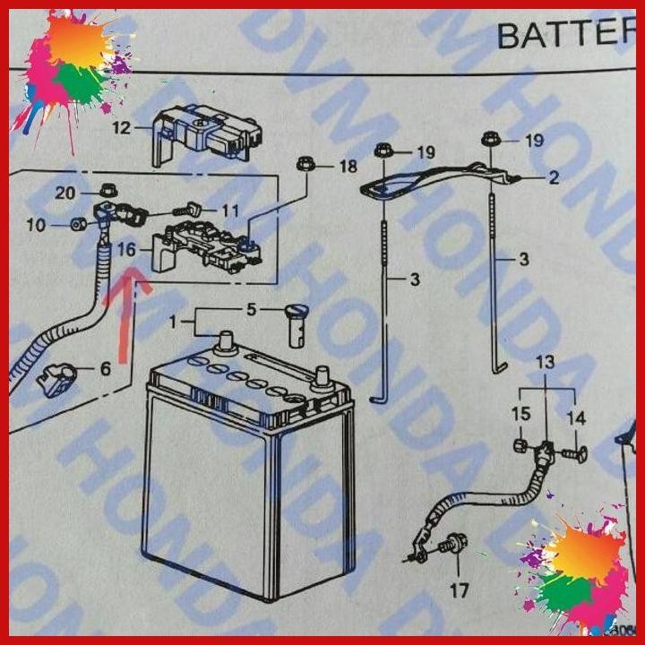 Fuse/Sekring Terminal Accu Original Brio/Brv/City/Freed/Jazz/Mobilio [Dvmh]