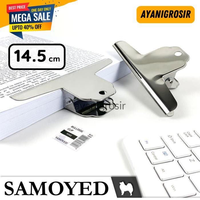 

BEST PRODUK KLIP / PENJEPIT / JEPITAN KERTAS / BULLDOG CLIP SAMOYED BLCL-M145 BY AYANI GROSIR !!