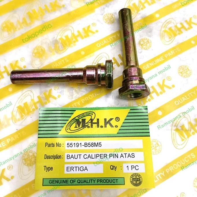 Baut Kaliper Pin Atas (9,8X64) Pen Bolt Caliper  Mobil Ertiga Avi-414 Ready