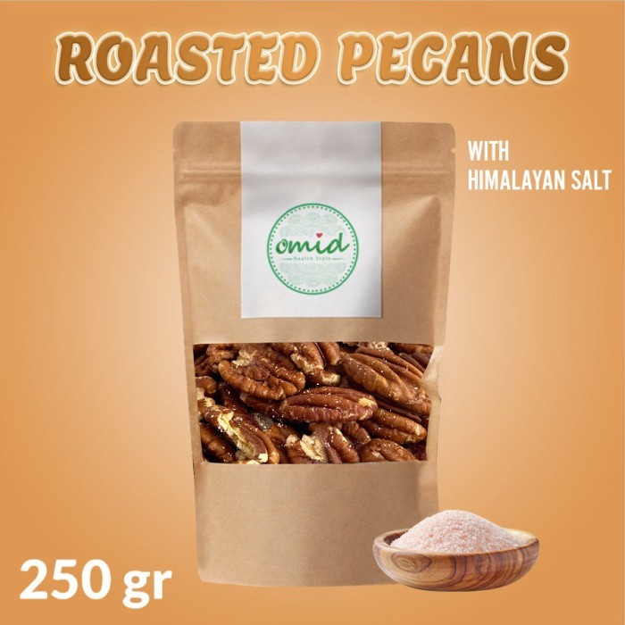 

TERBATAS Roasted Pecan Nut (Kacang Pecan Panggang) 250gr