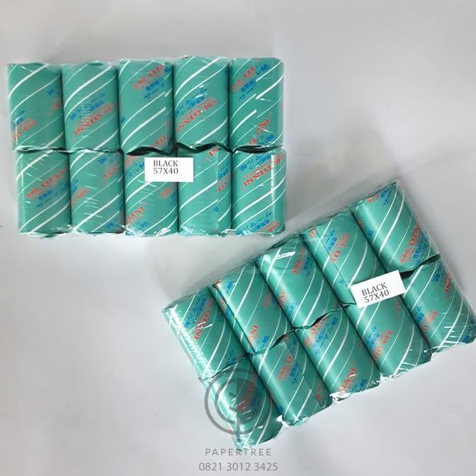 

Sale [Pack/10Rolls] Register Rolls/Kertas Struk Thermal Otani Uk. 57X40 Mm
