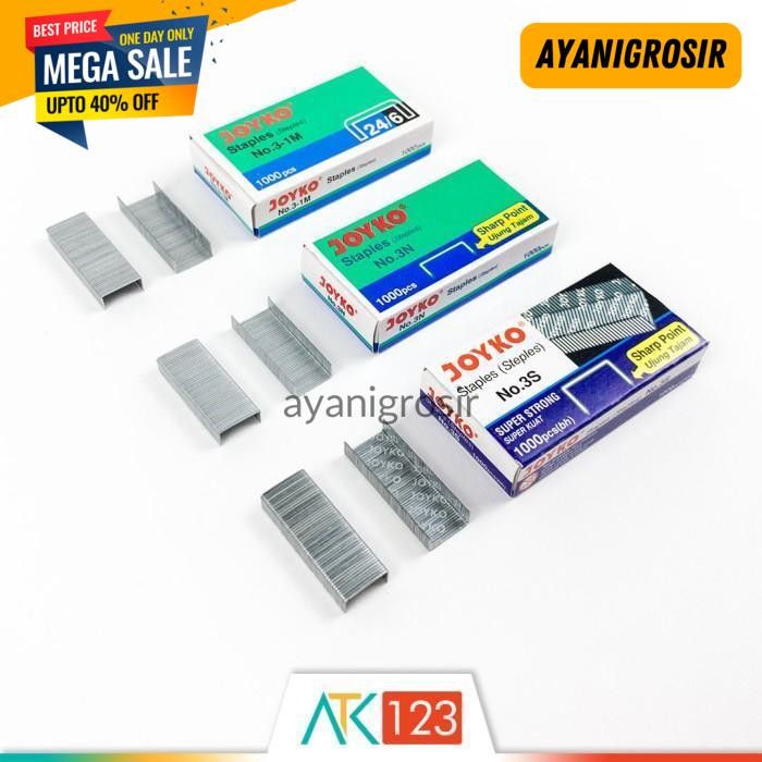 

BEST SELLER STAPLES / ISI / REFILL STAPLER / HEKTER / JEPRETAN JOYKO NO. 3 BY AYANI GROSIR !!