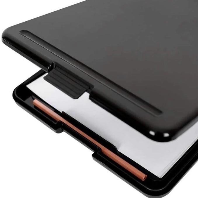 

Triple W 2 in 1 Clipboard + Storage Alas Papan Ujian Jalan Tulis Clip H56J