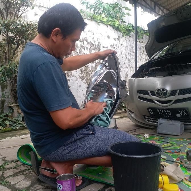 Jasa Poles Lampu Nano Burn Coating Diskon