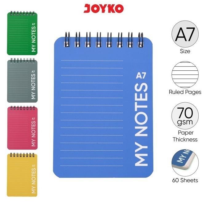 

Eksklusif Joyko A7 Notebook NB-740 | Buku Tulis Catatan