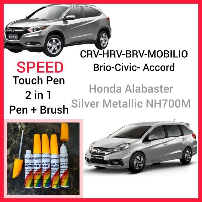 Cat Oles Asli Penghilang Baret Mobil Honda Alabaster Silver Metalik High Quality