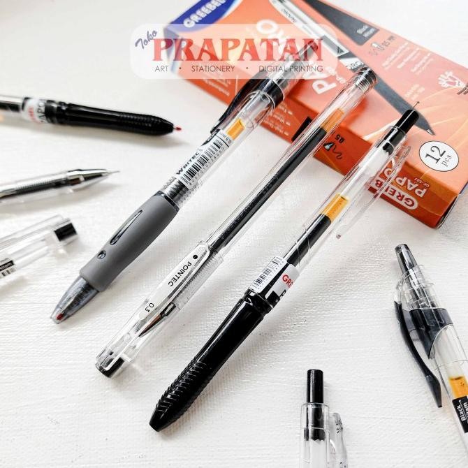 

Premium Quality Greebel Gel Pen GP BLACK | Pena Jel
