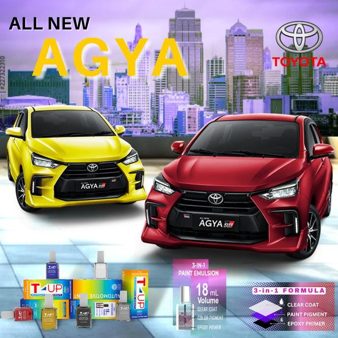 Cat Oles T-Up - Khusus Toyota New Agya 2023 Asli