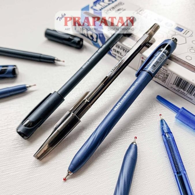 

Premium Macs Hybrid Gel Pen 0.5mm | 1 BOX ISI 12PCS | Pena Jel | Pulpen
