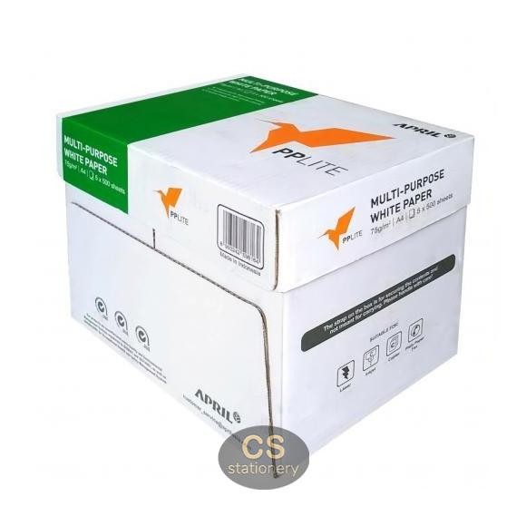

Sale Kertas Hvs A4 75 Gram Pplite 1 Karton / Khusus Gojek Grabsend Murah