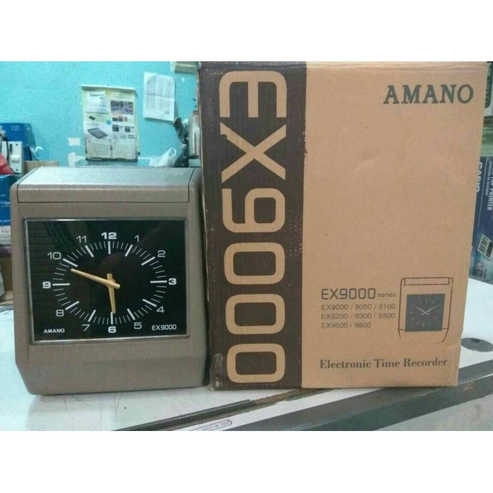 Mesin Absen Amano Ex9000/9100~Premium Absensi#Garansi