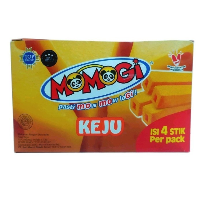 

TERJAMIN momogi stick snack isi 10 pcs (ecer 1000 an)