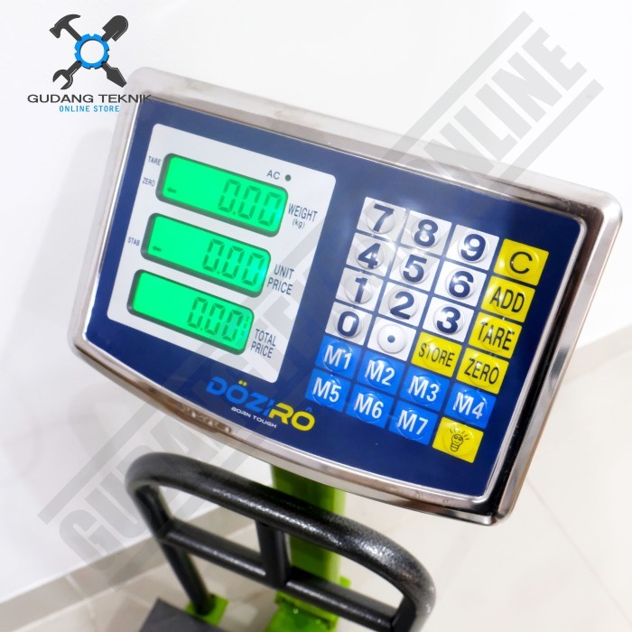 Timbangan Duduk Digital Rail Doziro 120Kg Timbangan Digital Duduk