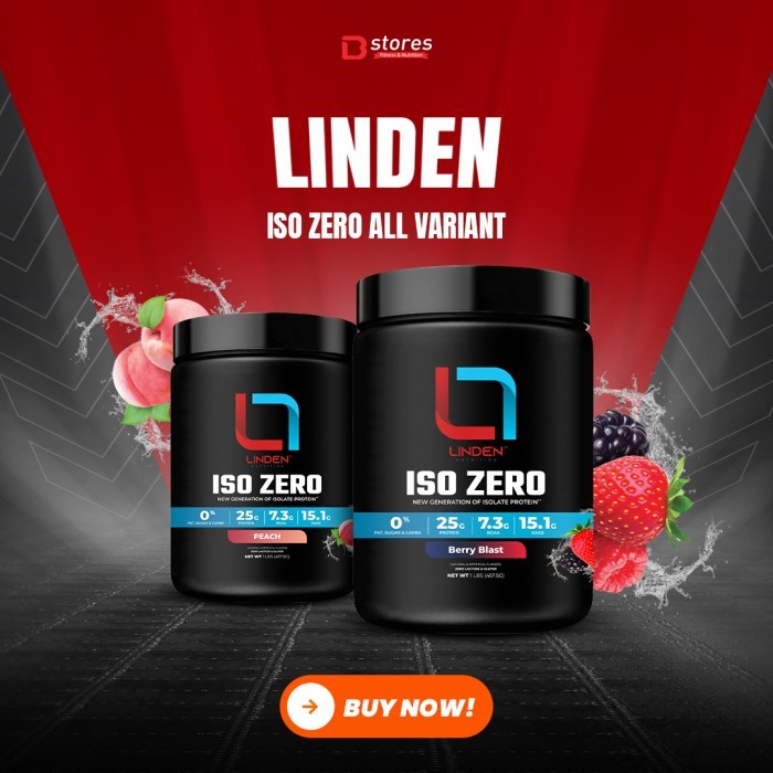 Ready Gas Linden Iso Zero Whey Isolate Protein Clear 1Lb Bstores