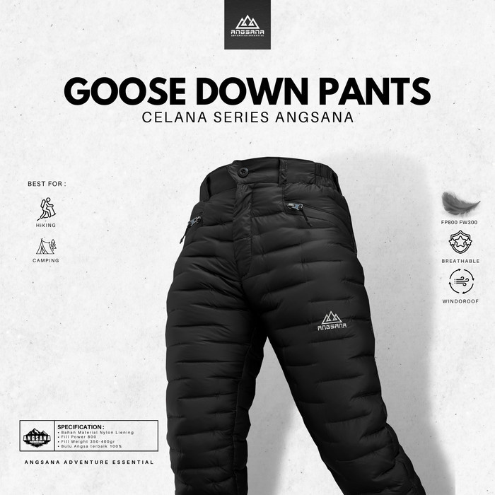 HARGA DISC - Celana Bulu Angsa Angsana Goose Down Pants Original