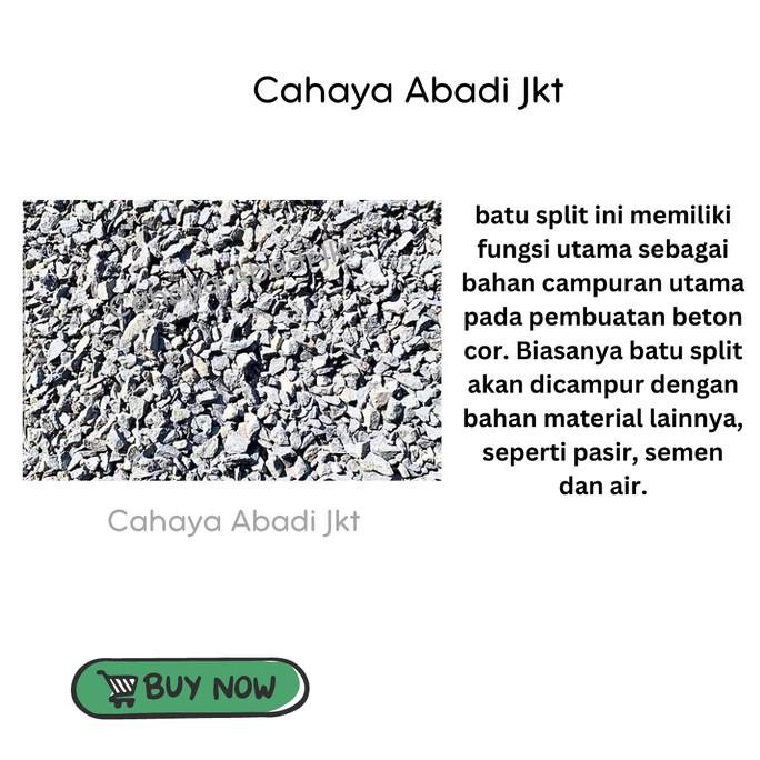 Siap Kirim BATU SPLIT 1:2 (1ENGKEL)