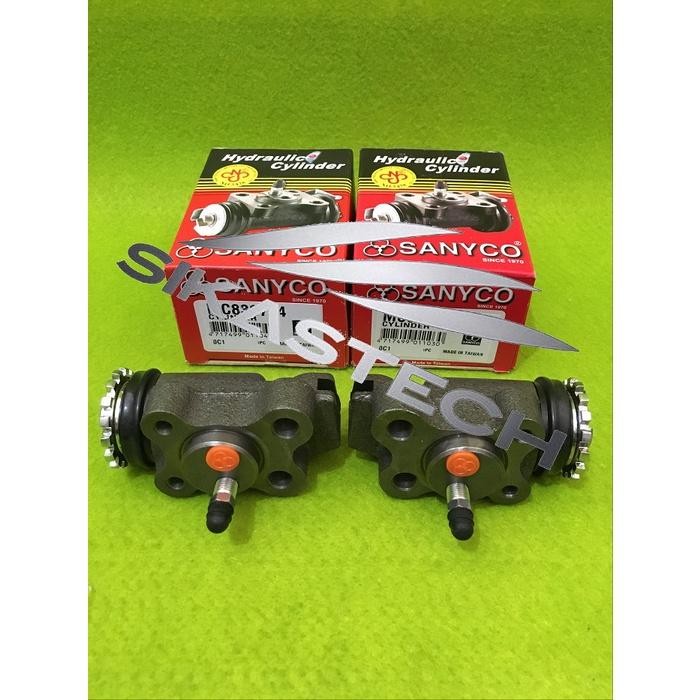 Set Front Wheel Brake Cylinder Master Rem Tromol Roda Depan Kanan Dan Kiri Mitsubishi Colt Diesel 12