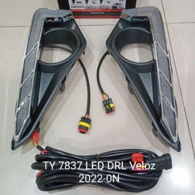 FOGLAMP LAMPU KABUT LAMPU DRL TOYOTA AVANZA VELOZ 2022 2023 2024 LED