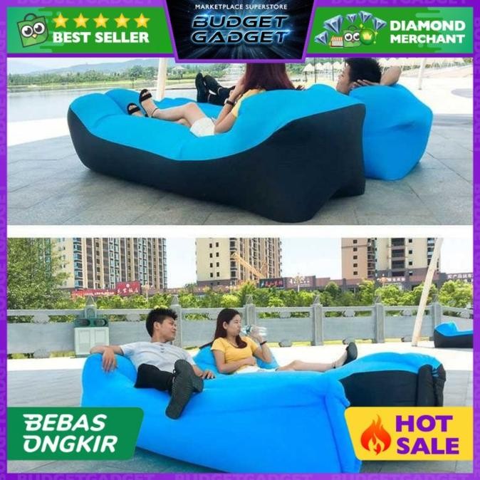 TERMURAH - Kursi Angin Malas Portabel Diisi Udara Bean Bag 70 x 260 CM