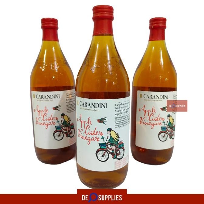 

Carandini Apple Cider Vinegar 1L - Cuka Apel 100% Italy Vegan Premium