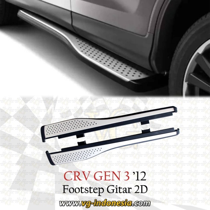 TERMURAH - Foot step CRV GEN 4 2012 - 2016 Gitar Style Footstep