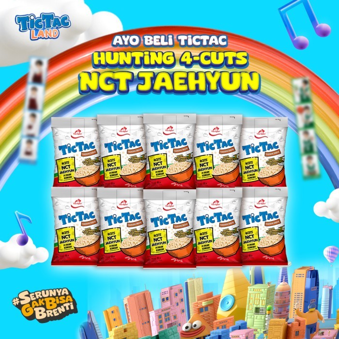 

Ready Gas!!! Bundling 10 Pcs Tictac Mie Goreng Nct 4Cuts
