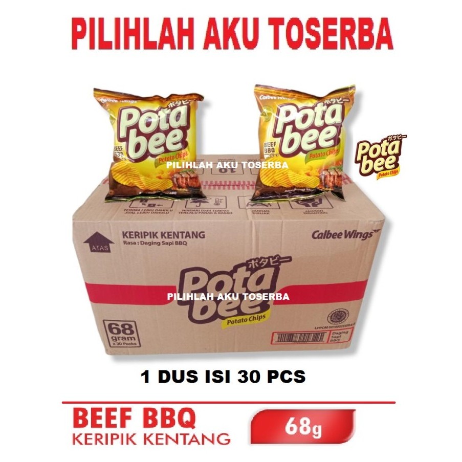 

Ready Gas!!! Potabee Keripik Kentang Beef Bbq 68 Gr - ( Harga 1 Dus Isi 30 Pcs )