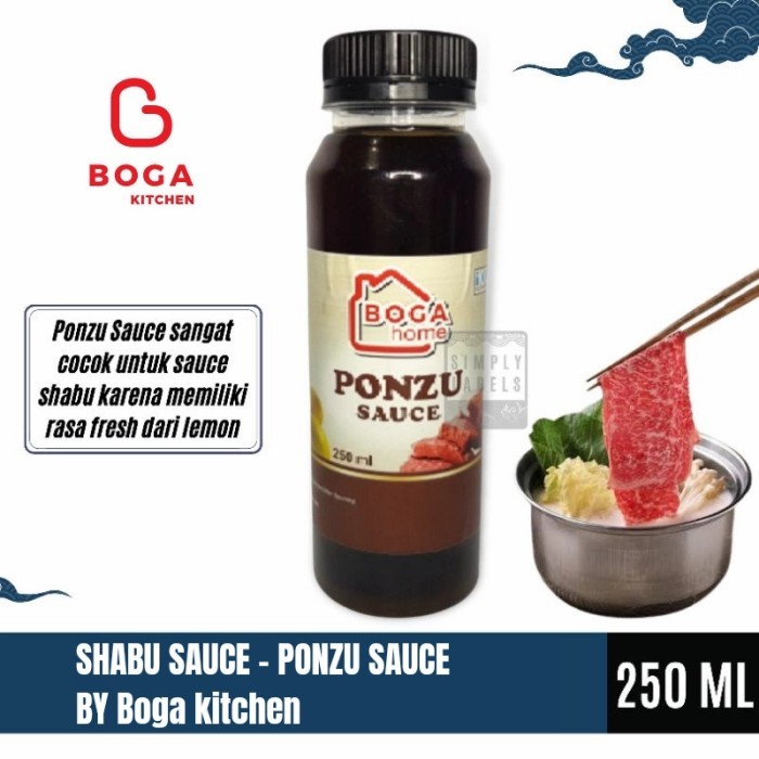 

Ponzu Sauce - Dipping Sauce Saus Shabu Shabu Hotpot Bbq - Boga Home