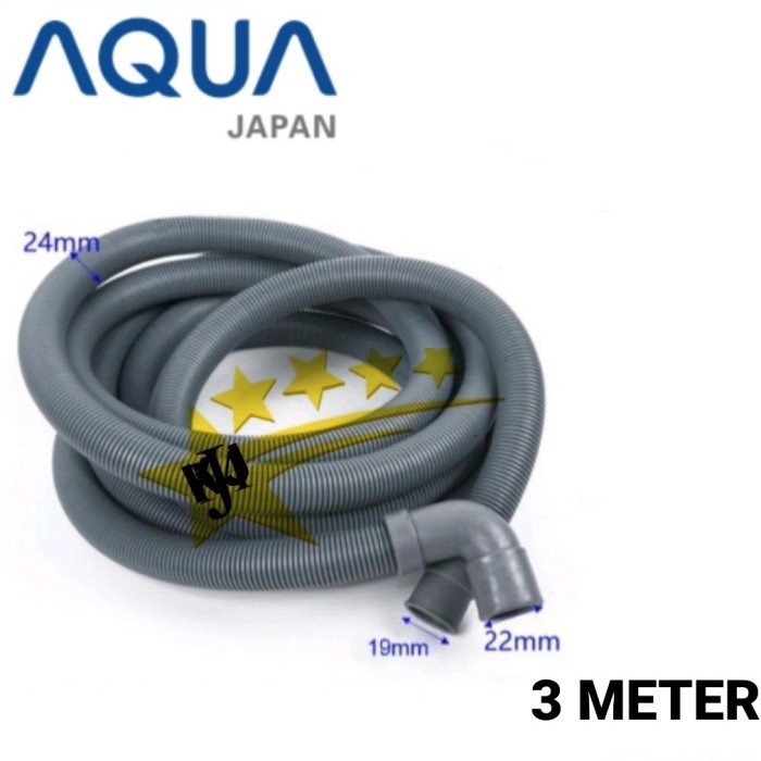SELANG PEMBUANGAN AIR MESIN CUCI AQUA FRONT LOADING 3 METER