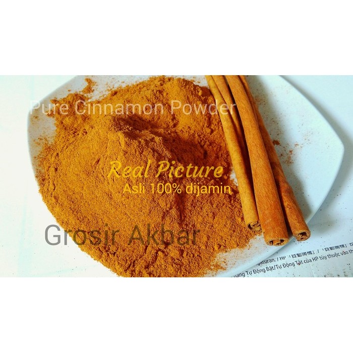 

Dijual!!! KAYU MANIS BUBUK ASLI 100% 1KG / PURE CINNAMON POWDER