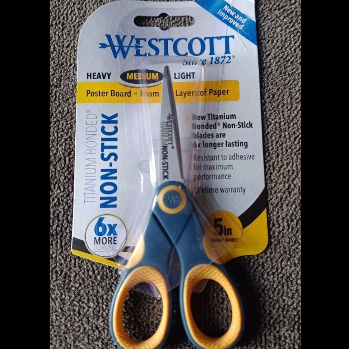 

Gunting Serbaguna Westcott Scissors Titanium Bonded Non Sti 5 Inch