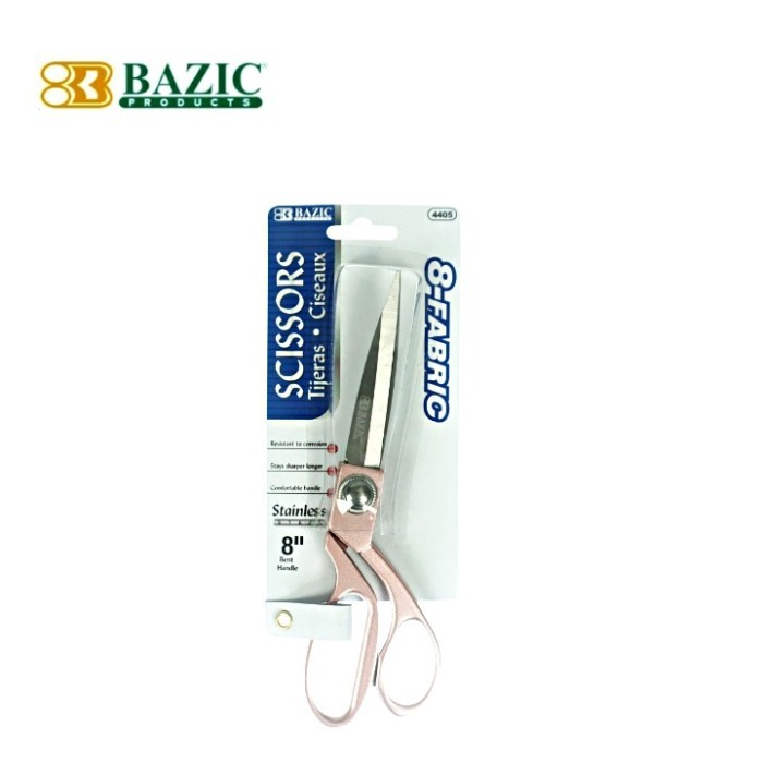 

Bazic Stainless Steel Taylor Scissors 8" - Gunting Kain