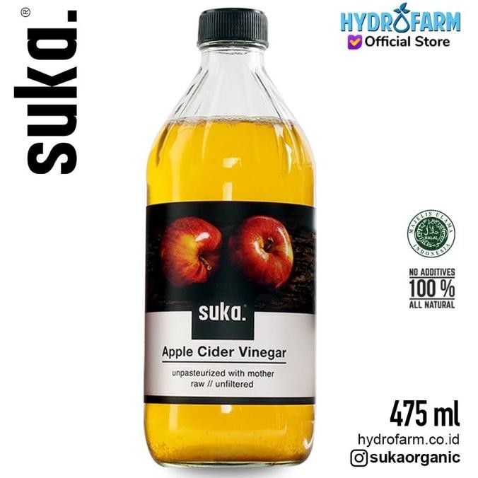 

Suka - Apple Cider Vinegar with Mother / Cuka Apel (475ml)