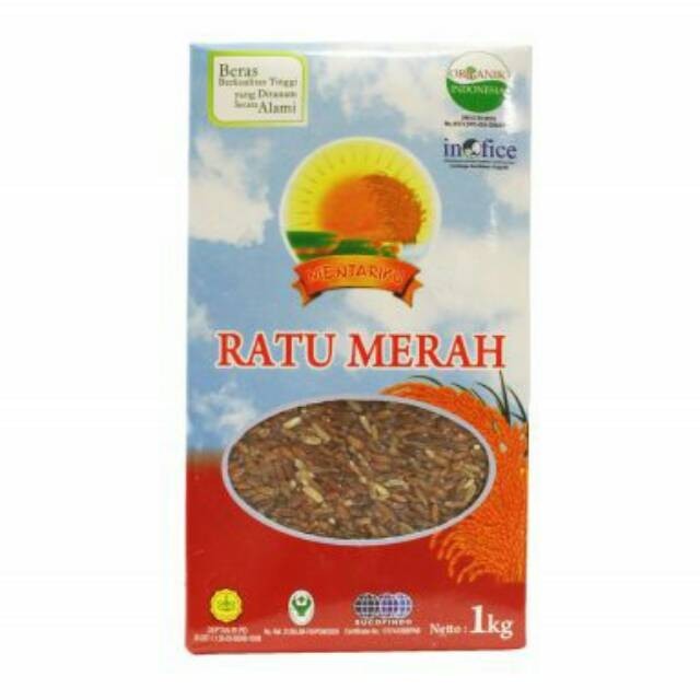 

TERBARU BERAS MERAH ORGANIK MENTARIKU Ratu Merah 1 Kg