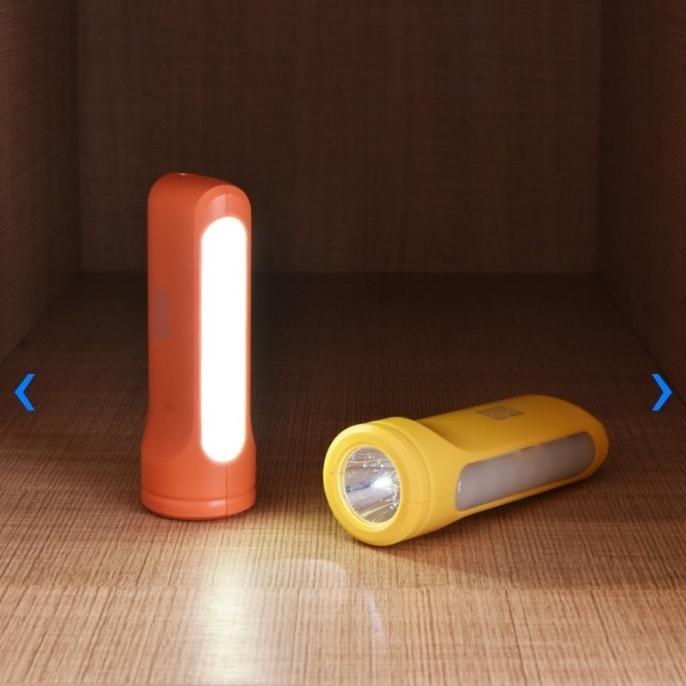 Tersedia Apa Senter Rechargeable Dengan Lampu Meja 105 Lm Kuning