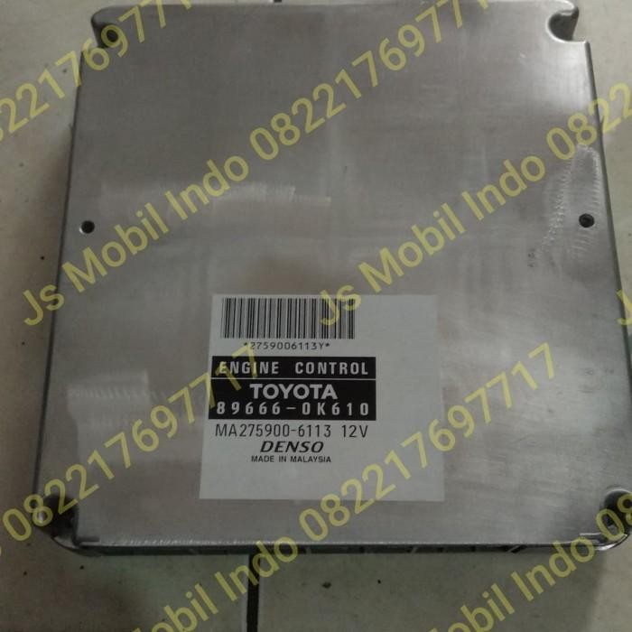 Ecu Komputer Computer Toyota Hilux Diesel Matic 89666-0K610 Original
