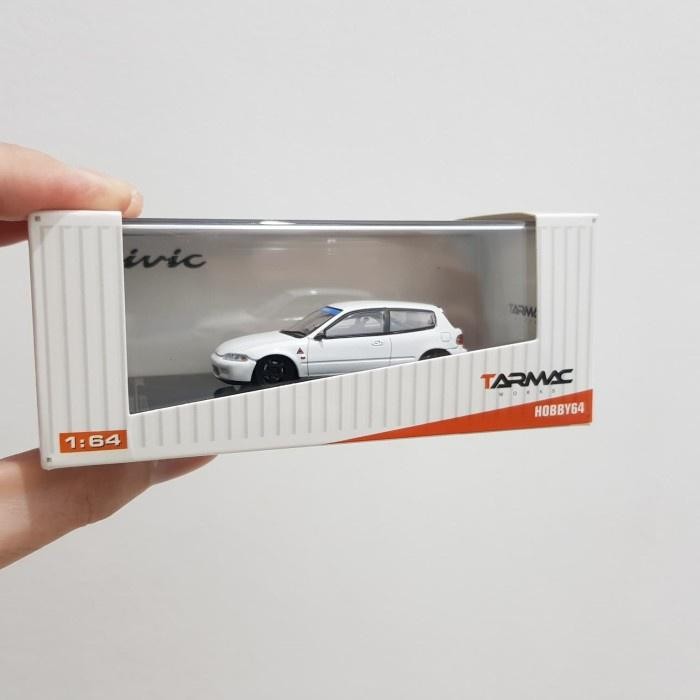 Diecast Tarmac 1/64 Honda Civic Eg6 Estilo Putih Plain White Murah