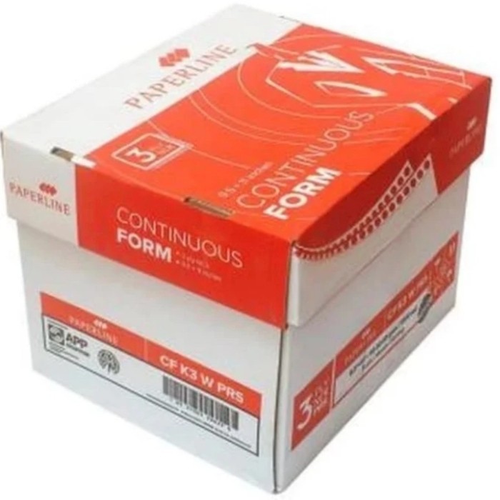 

BEBAS ONGKIR - kertas continuous form 3 ply paperline 9,5 x 11