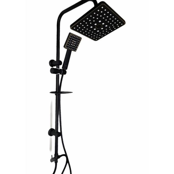 SHOWER TIANG MINIMALIS KOTAK HITAM DOP ERNESTO STANDING SHOWER MANDI