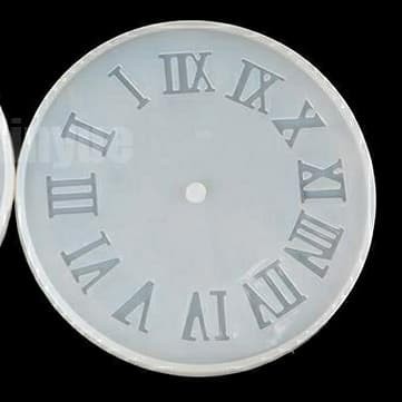 Cetakan Resin Silikon - Jam Dinding Angka Romawi