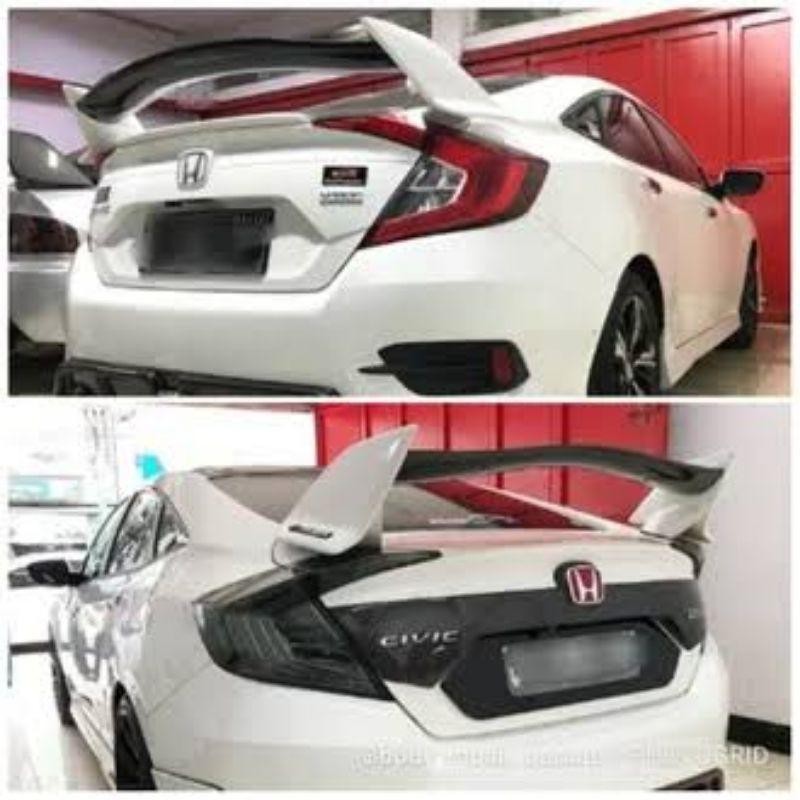Spoiler Honda Civic Turbo Sedan + Roof Spoiler