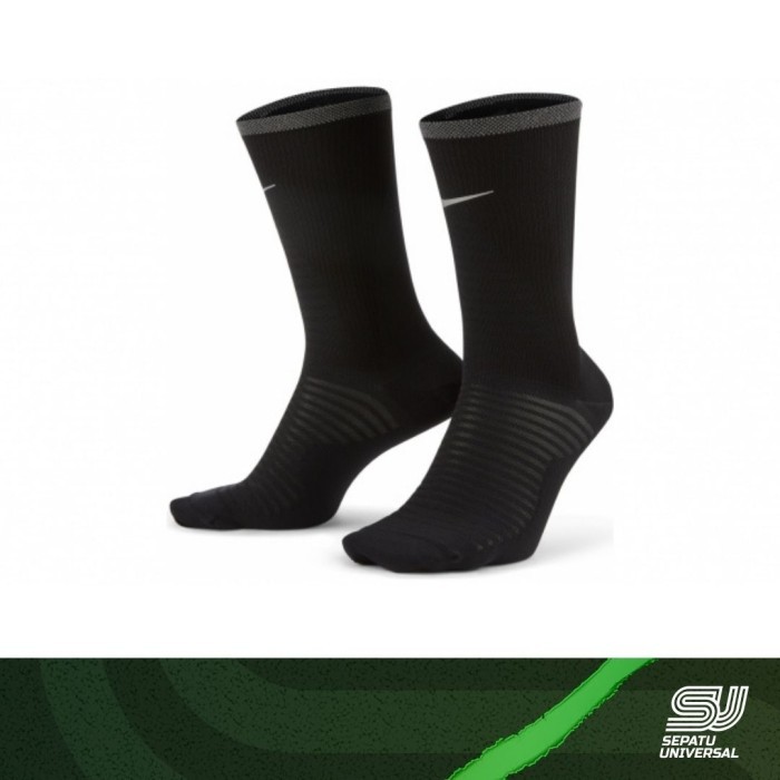 Nike Spark Lightweight Crew Running Socks Black