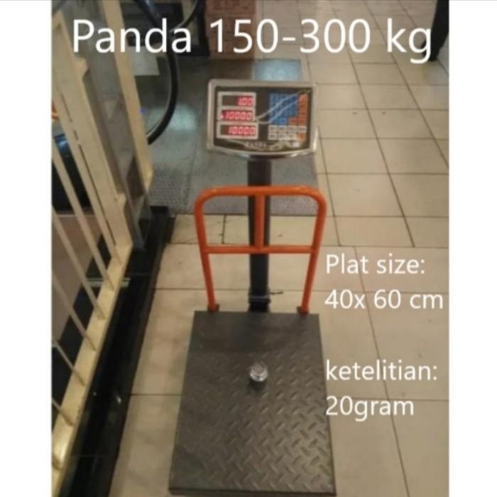 Timbangan Digital Duduk Barang / Logistik Panda 200Kg - 300Kg