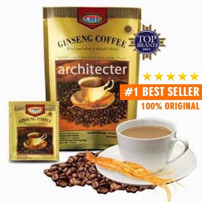 

Termurah Ginseng Coffee Cni Kopi Ginseng Asli Original Isi 20 Sachet