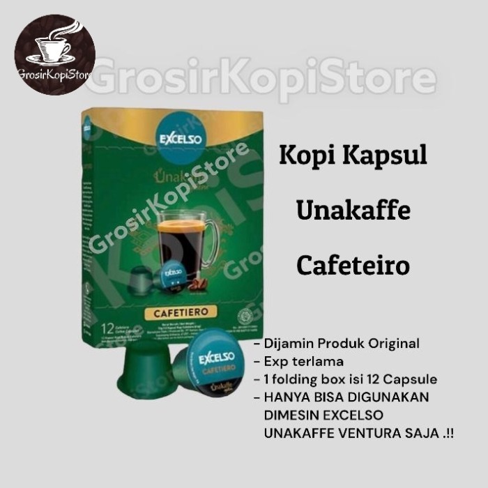 

Promo!! Kopi Kapsul Excelso Unakaffe Cafetiero