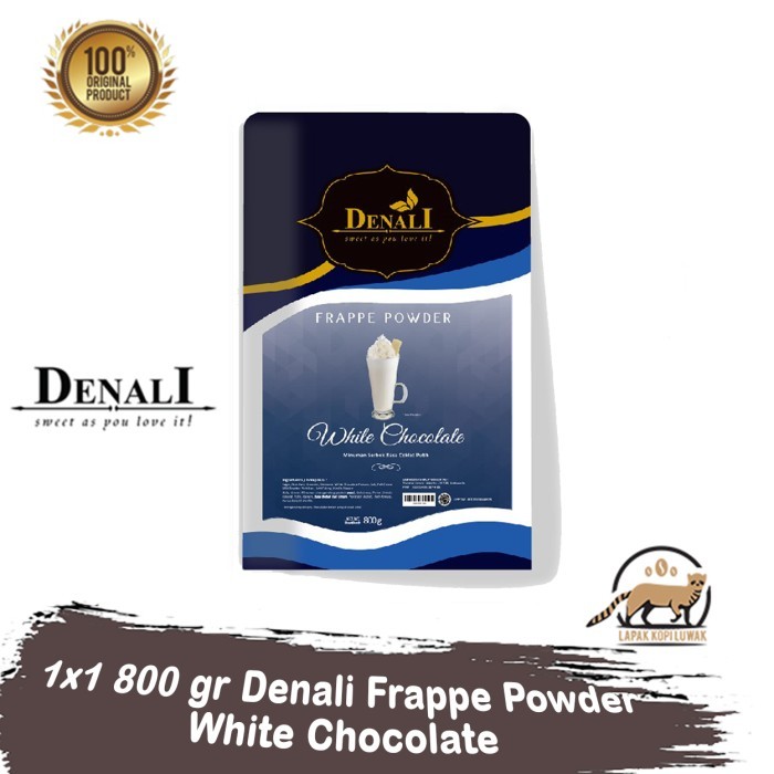 

Promo!! White Chocolate Powder Merk Denali