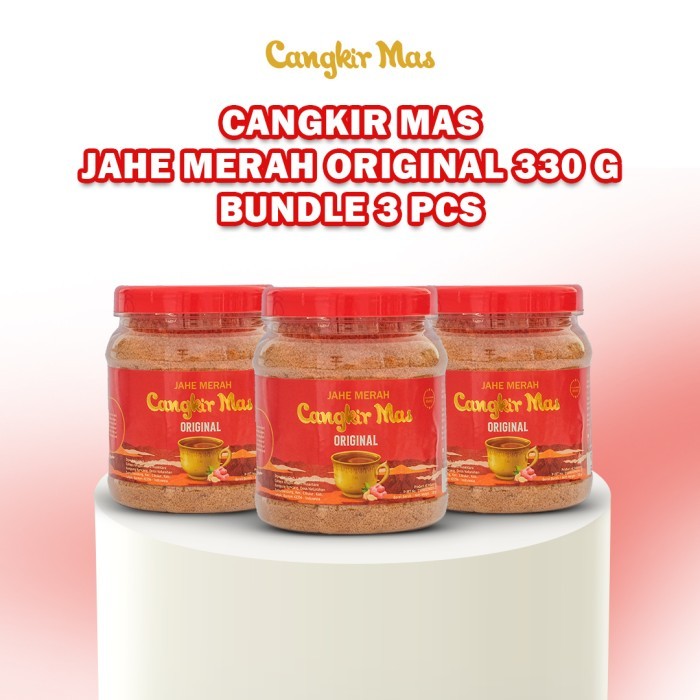 

Terlaris Cangkir Mas Jahe Merah Original 330Gr Bundle 3